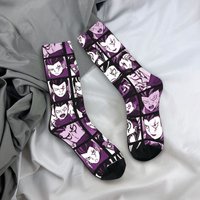 Gundham Manga Collection Colored Stockings Danganronpa Harajuku Socks Men Soft Breathable Socks Winter Non Slip Socks Gift