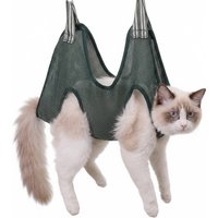 Cats Grooming Hammock Cat Dog Nail Trimming Restraint Bag Anti-Scratch Sling for Small Medium Dogs Adjustable Hanging Helper