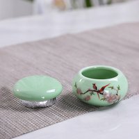 30ml Mini Ceramics Nail Cup with Lid Acrylic Liquid Powder Ceramic Cup Nail Art Acrylic Liquid Powder Porcelain Tea storage jar