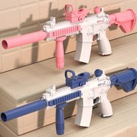 Summer Boys Electric Water Gun Light Version Toys Children Outdoor Beach Large-capacity M1911 Fun Firing Swimming Pool Toys Kid