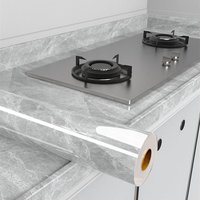 20M Marble Self Adhesive Waterproof Wallpaper for Kitchen Cabinet Oil Proof Mould Proof Modern Style Bathroom Wall Sticker
