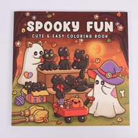 Spooky Fun: Vol. 2 Coloring Book for Adults and Teens Featuring Lovely Creepy Creatures in Cozy Moments for Relaxation