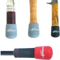 OUTKIT 1pcs Fishing Rod Handle Protective Case Silica gel Lure Rod Bottom Protector Random ColorTackle Accessories