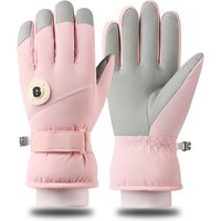 AliExpress Ski gloves for winter, warm and cold resistant, thickened, anti slip, waterproof, outdoor mountaineering, cycling, touch screen,