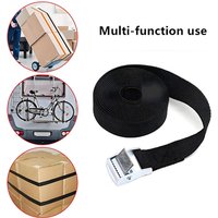 AliExpress NONE 3M Cargo Straps With Buckle Tie-Down Belt for Motorcycle Car Bicycle Metal Tow Rope Strong Ratchet Fixing Belt for Luggage Bag