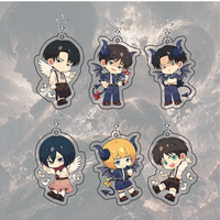 Attack On Titan Acrylic Standee Eren Levi Mikasa Armin Q Version Desk Figure Anime Collectible Table Ornament Keychain
