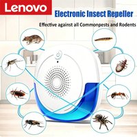 Lenovo Ultrasonic Mosquito Rodent and Insect Repeller Smart Cockroach Repeller Multi-Speed Mosquito and Insect Killer EU US UK