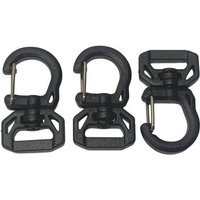 10pcs New 360-degree Outdoor Rotating Hook Portable Plastic Climbing Buckle Multi-functional 10mm Ribbon Adjustment Buckle