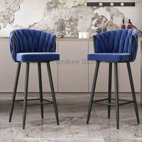 Bar Chair Rotating Round Cashier Front Island Taiwanese Kitchen Luxury High Sense Bar Backrest Home High BY-184