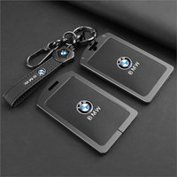 Zinc Alloy Car Smart NFC Card Key Case Cover Shell Keyless For BMW M 3 5 7 Series X1 X3 X5 X6 X7 535le Auto Keychain Accessories