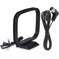 75 Ohm FM Antenna and AM Loop Antenna for Pioneer Onkyo Yamaha Marantz Indoor HD Radio FM Radio Bluetooth Home Stereo Receiver