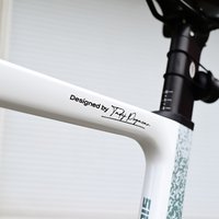 AliExpress NONE 1PC Stylish Bike Frame Sticker with Designer Credit - Great for Boosting Visual Appeal and Uniqueness