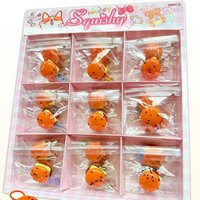 Cute small hamburger squishy keychain, realistic hamburger-shaped soft rubber squishy, bouncy fun stress relief toy