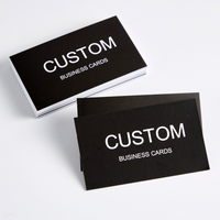 200/500/1000 Stück anpassbare Karten, personalisierte Visitenkarten mit Acryl-Aufbewahrungsbox, Dankes-Einladungen