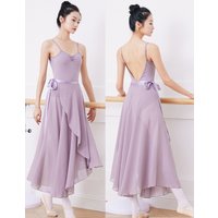 Adult ballet skirt one piece lace skirt practice chiffon apron dance skirt gauze skirt teacher long skirt female