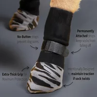Non-Slip Dog Socks for Medium Large Dogs – Anti Slip Pet Socks for Golden Retriever, Paw Protector with Fashion Patterns, Breath