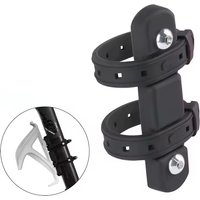 AliExpress NONE Bicycle Water Bottle Mount Adaptor Silicone Gel Bandage Kettle Cage Strap Seatpost Fork Frame Install Holder Adapter