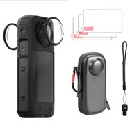 Tempered Glass for Insta360 X4 Air Lens Guards Storage Bag Screen Protector Film for Insta360 X4 Air Lens Protector Accessories