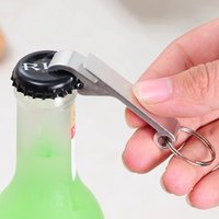 1/2/3/4/5/6Pcs Portable Beer Bottle Opener Keychain Mini Pocket Metal Beverage Bottle Opener