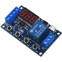 AliExpress EYEWINK DC 6-30V Timer Relay Programmable Delay Relay Module Cycle Timer with LED Display 6V 9V 12V 24V Support Micro USB