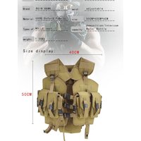 Combat bulletproof vest with water bag, multi pocket CS hunting accessories, camping and hiking accessories