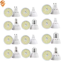 1-10PCS GU10 MR16 E14 E27 Spotlight Lampada LED Bulb AC110V 220V Bombillas Spot Light Replace The Halogen Lamp Home Derection