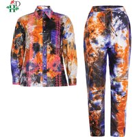 H&D African Mens Clothing Traditional Ankara Dashiki africano hombres camisa con pantalones bordado camiseta pantalones Outfit