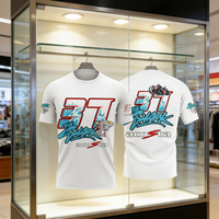 2026 Bestseller New Men's Pedro Acosta 37 Fan T-shirt Shark Motorcycle Rider Summer Breathable Quick Drying Shirt Beach Wear