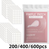 “Travel-Friendly 200/400/600pcs Acne Patches, Invisible Hydrocolloid, Gentle Spot & Blemish Care”