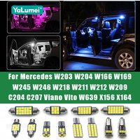 For Mercedes W203 W204 W166 W169 W245 W246 W218 W211 W212 W209 C204 C207 Viano Vito W639 X156 X164 Car LED Light Accessories