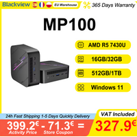 Blackview MP100 Mini PC AMD Ryzen5 7430U 16GB/32GB RAM 512GB/1TB ROM WiFi 6 Windows 11 6-rdzeniowy 12-wątkowy BT5.2 Mini Komputer PC