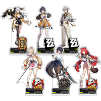 Hot Game Zenless Zone Zero Yuzuha Yixuan Ellen Alice Thymefield Acrylic Stand Model Plate Keychain Desk Decor Collection gifts
