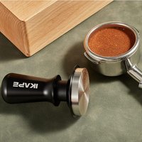 IKAPE V3 Espresso Tamper, Premium Barista Coffee Tamper with Calibrated Spring Loaded, 100% Stainless Steel Base Tamper