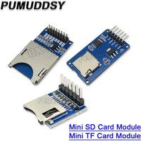 SD Storage Expansion Board D1 Mini TF Card Module Micro Mini Micro SD TF Card Memory Shield Module With Pins For Arduino ARM AVR