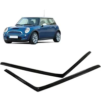 Window Visor for MINI COOPER 2002 2003 2004 2005 2006 R50 R53 HATCHBACK Weathershied Door Visor Wind Sun Rain Guards Side Window