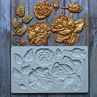 Big Rose Flower Silicone Mold Fondant Cake Decorating Silicone Mould Sugarcraft Clay Chocolate Baking Tool Kitchenware ,Gumpaste