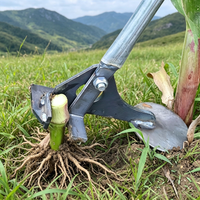 Multi-functional manual root puller, stalk removal tool, suitable for corn, cotton, eggplant, clearing tree stumps and weeds.