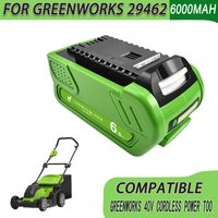 Pour GreenWorks 29462 40V 6000mAh batterie Rechargeable pour 29462 29472 29282 G-MAX remplacement tondeuse à gazon outils électriques batterie