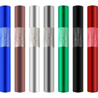 2pcs Durable Aluminum Alloy Straw 70mm Metal Tube Cool Gadget for Men Smoking Accessories