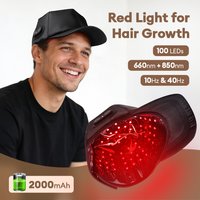 Red Light & Infrared Light Hair Regrowth Cap 660nm&850nm Device for Reduces Oiliness Hair Regrowth Anti Hair Loss Relax Scalp