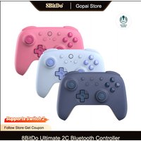8BitDo New Ultimate 2C Bluetooth Controller With Hall Joystick for Nintendo Switch 2 Lite OLED Gamepad Accessories