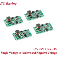 10Pcs/1pc DC-DC Boost Single Voltage to Positive and Negative Voltage Step Up Power Module Board DC ±5V ±9V ±12V ±15V 100MA
