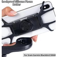 AliExpress VORILYNEX For SRAM Garmin Bicycle Phone Holder Mobile Holder Mount Silicone Strap Shockproof Motorcycle Road MTB Cycling Bracket Accessory