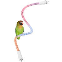 Rope Perches for Bird Cages, Rope Perch for Parrots, Cockatiels & Parakeets, Bird Cage Accessories