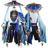 Wanderer Scaramouche Cosplay Genshin Impact Cosplay Scaramouche Costume Women Men Uniform Wig Suit Christmas Halloween Clothes