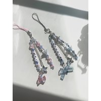 customizable kpop bias metal star lightstick & phone charm | kpop gifts Y2K Keychain