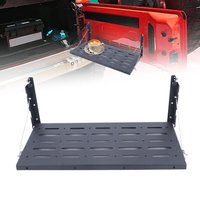 Auto Hinten Schwanz Tür Racks Heckklappe Tisch Faltbare Lagerung Rack Gepäck Regal für Jeep Wrangler JK