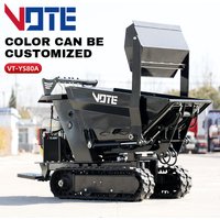 caterpillar dumper mini dump truck crawler dumper CE/EPA/Euro 5 crawler dumper 800kg customized Construction Truck