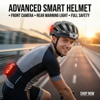 Universal Bike Helmet with Camera Smart Riding Helmet with 1080P Camera and Rear Lights Adjustable Ebike Helmets for Men