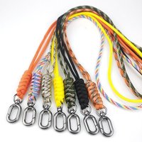 New High Strength Paracord Keychain Lanyard 12cm 8 Styles Oval Buckle Anti-loss Backpack Keychain Outdoor Tool
